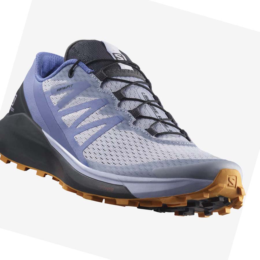 Salomon SENSE RIDE 4 Trail Futócipő Női Kék | HU 2877GSO